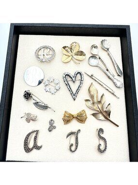 Sterling Silver Brooches Pins Lot 89 Grams Wear Scrap or Resell All XRF Tested